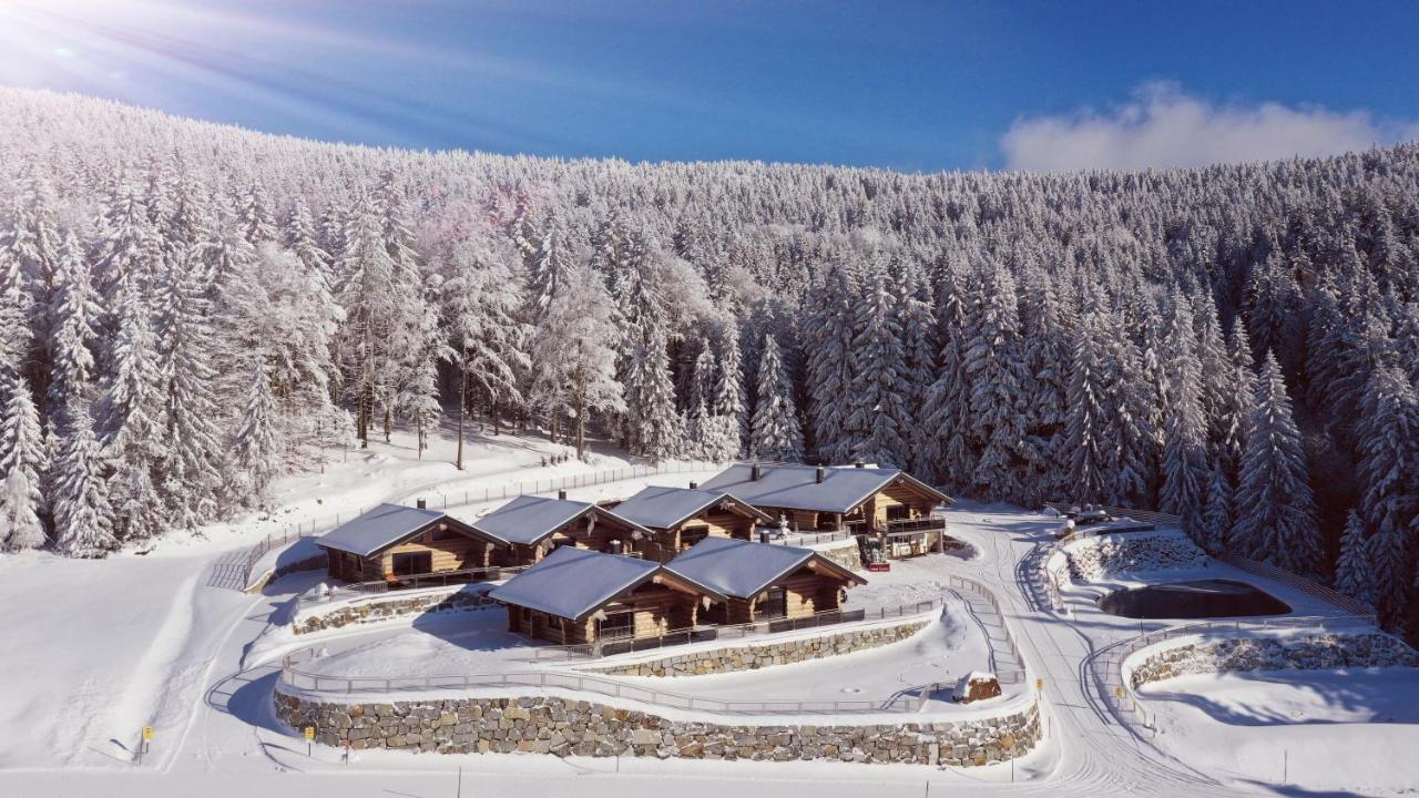Blockhausen Luxus Chalets Oberschwarzenberg Экстерьер фото