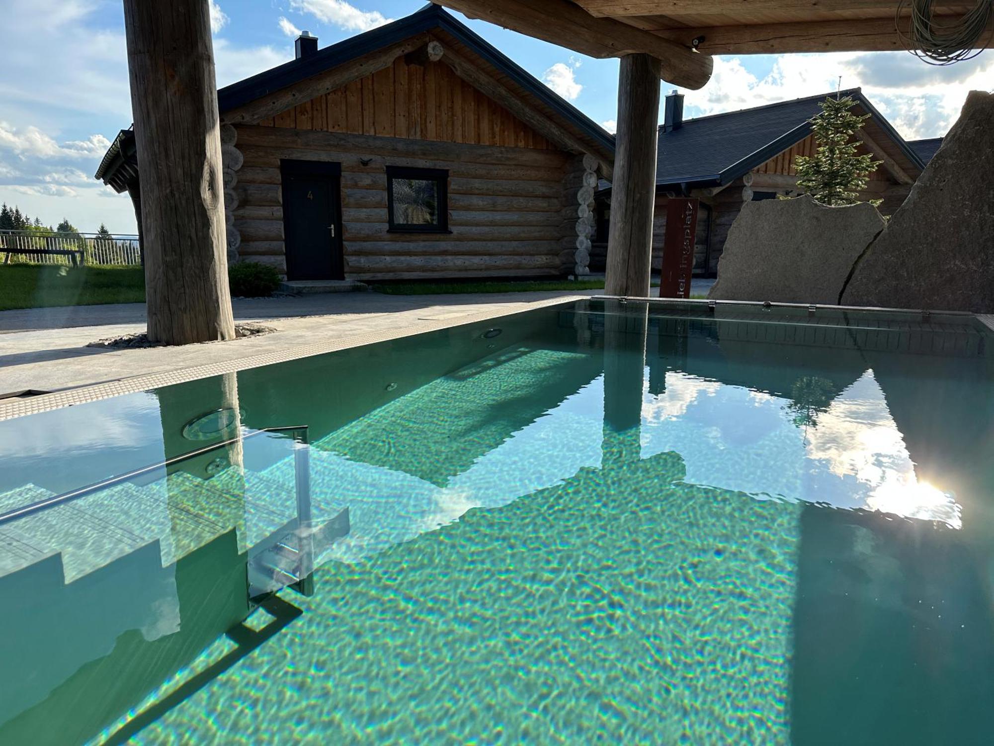 Blockhausen Luxus Chalets Oberschwarzenberg Экстерьер фото